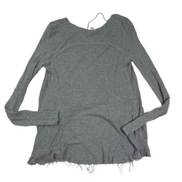 Free People Oversized Distressed Thermal Tunic - Picture 6 of 6